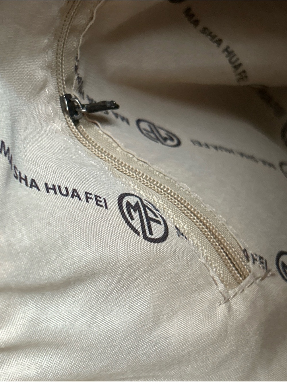 Vintage Paris Stamped Lightweight Canvas Hobo Travel Tote Zipper Closure Brown - Picture 10 of 16